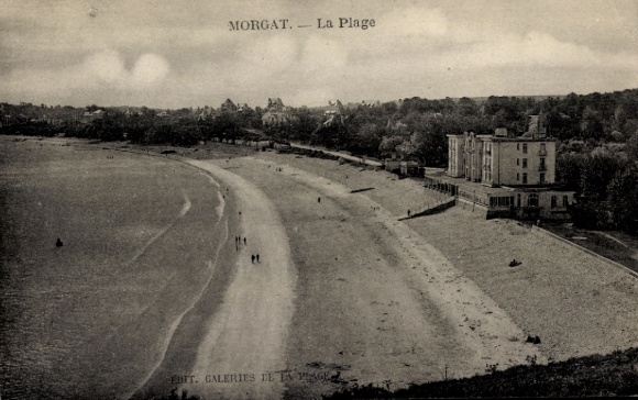 Postcard Morgat Crozon Finistère, Plage