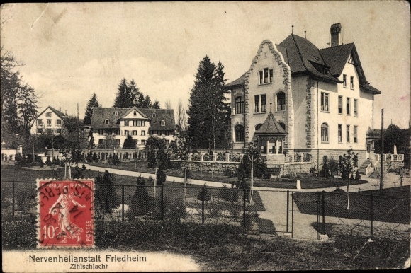 KP Zihlschlacht, kanton Thurgau, szpital psychiatryczny we Friedheim