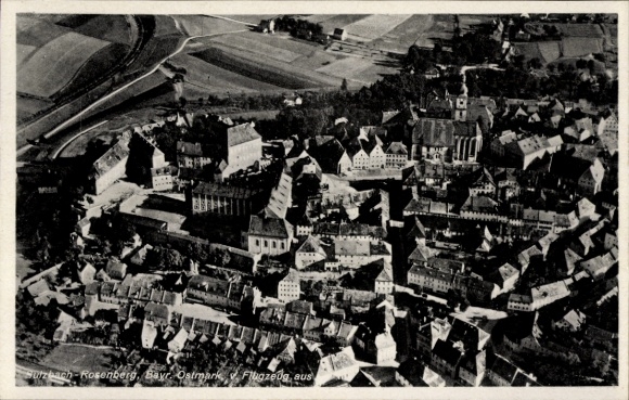 Postcard Neukirchen near Sulzbach-Rosenberg Upper Palatinate, aerial photograph, buildings, sights, Bavarian.