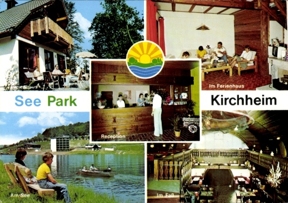 Ak Kirchheim in Hessen, See Park, Ferienhaus