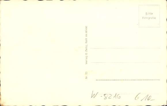 Postcard Reit im Winkl Upper Bavaria, Lenzenhof