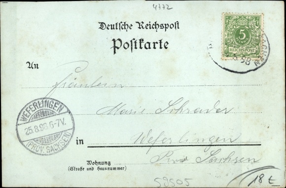 Postcard Bad Sassendorf in the district of Soest, Gasthof Lohöfer, Mühle an der Rosenau