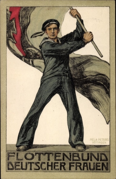 Artist PC Peters, Hela, Fleet Association of German Women, Sailor, Empire