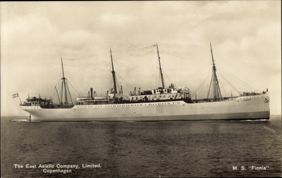 foto van The East Asiatic Company Ltd., Steamer MS Fionia
