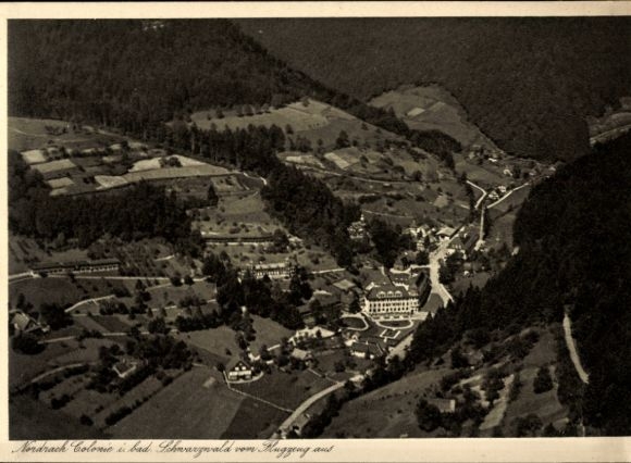 Ak Nordrach im Schwarzwald Baden, Luftaufnahme von Nordrach im Schwarzwald, schöne Landschaft, Ku
