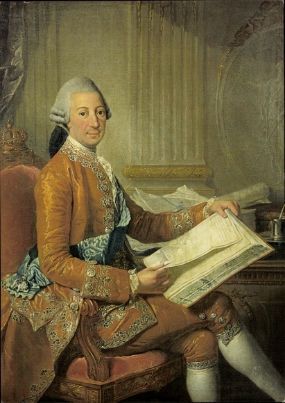 Artist Postcard Matthieu, Georg David, Duke Friedrich, 1776