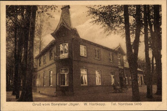 Postcard Hamburg Groß Borstel, Borsteler Jäger