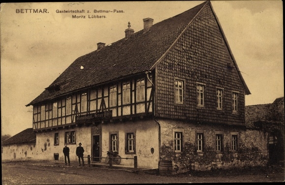 Postcard Bettmar Schellerten in Lower Saxony, inn z. Bettmar pass