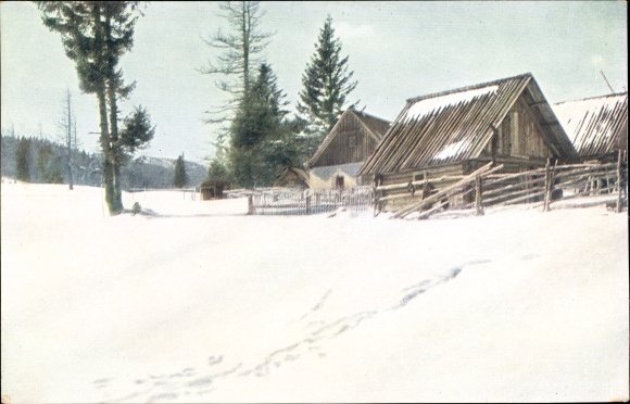 Postcard Mönichkirchen in Niederösterreich, Mönichkirchner Schwaig, Winter