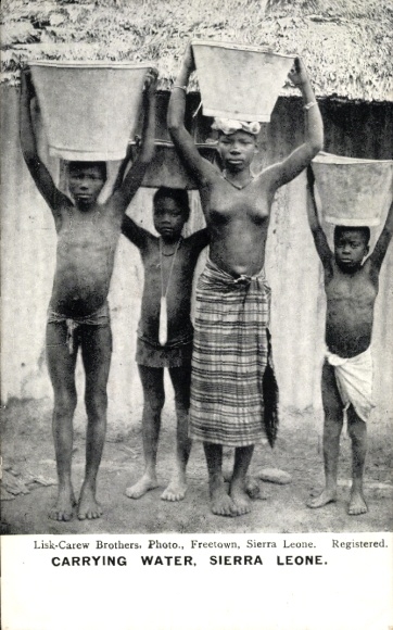 PC Freetown Sierra Leone, Carrying Water