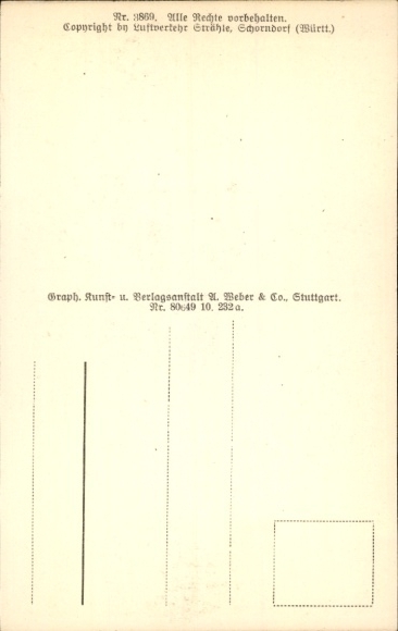 Postcard Trillfingen Haigerloch in Zollernalbkreis, aerial photograph