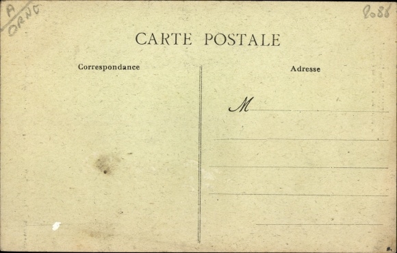 Ak Argentan Orne, Place Henri IV, Serviette
