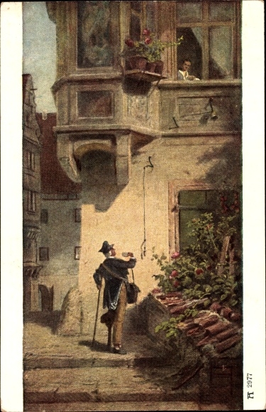 Artist PC Spitzweg, Carl, The Postman
