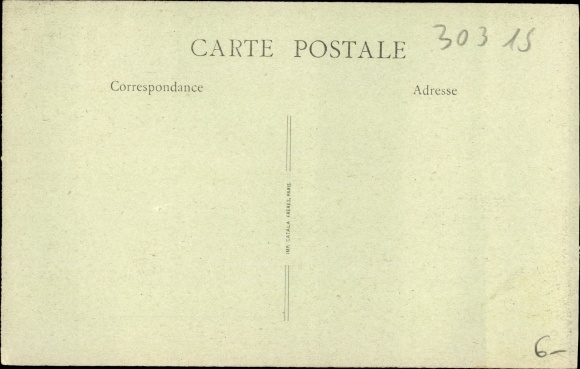 Postcard Paris, L&#39;Action Francaise, Rue de Rome, Departure services, Printing and sorting of tapes