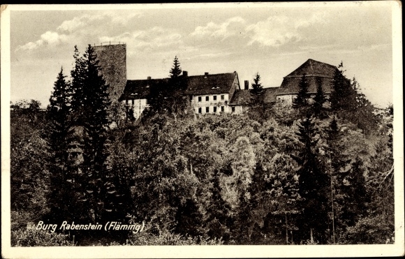 Postcard Rabenstein Fläming, Burg