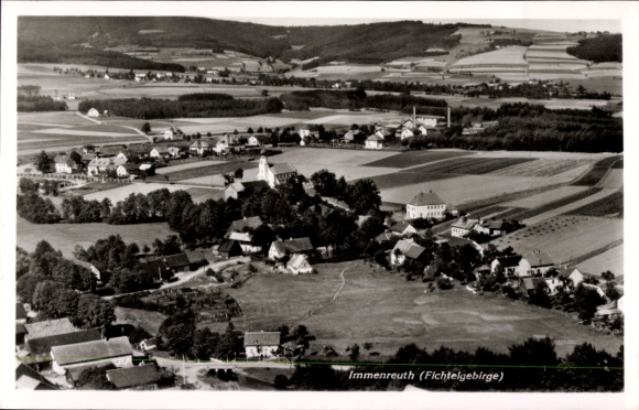 Ak Immenreuth in de Opper-Palts, luchtfoto