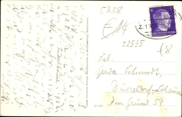 Postcard Bad Münstereifel in North Rhine-Westphalia, Orchheimerstrasse, Windeck Haus