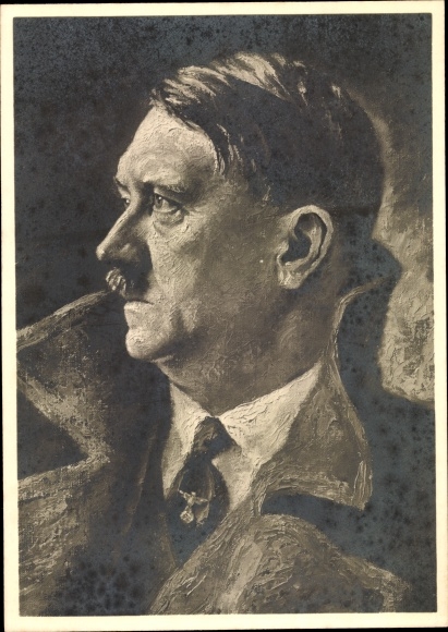 Künstler Ak Exner, W., Reichskanzler Adolf Hitler, Portrait