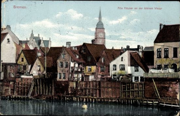 10 alte Ak Hansestadt Bremen, diverse Ansichten