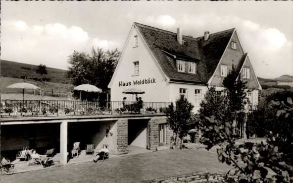 Postcard Wenholthausen Eslohe in Sauerland, private guesthouse Haus Waldblick