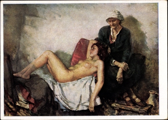 Artist Postcard Troupe, Karl, being and passing away, HDK 21