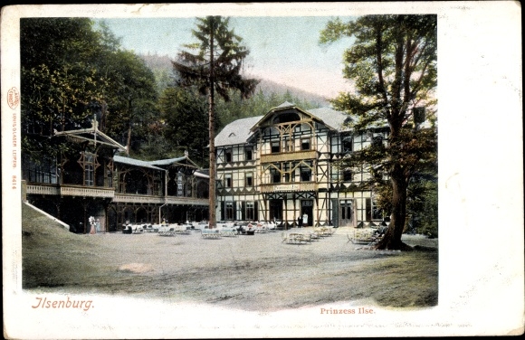 Chromo-Litho Ilsenburg am Nordharz, Princess Ilse, inn