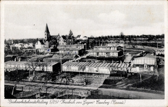 Ak Bad Camberg im Taunus, Reichsarbeitsdienst Abteilung 5/251, Friedrich von Gagern