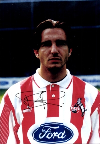 Autogrammkarte Fußballer Reinhold Breu, 1. FC Köln, Autogramm