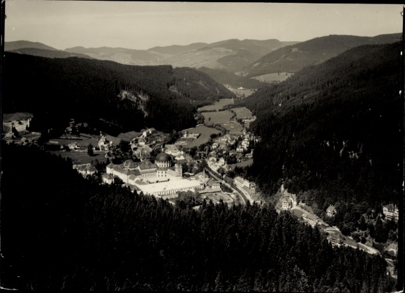 Photo St. Blasien in the Black Forest, aerial photograph