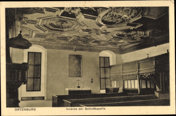 PC Ortenburg Niederbayern, interior, castle chapel