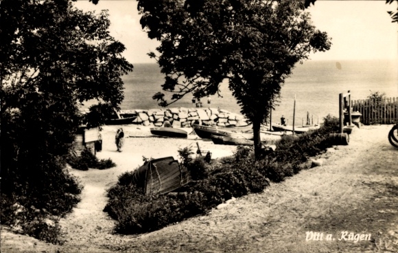 Postcard Vitt Putgarten on Rügen, shore section