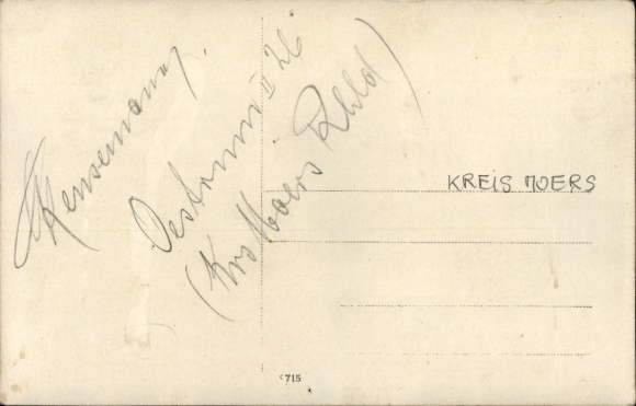 Photo Postcard Moers, German soldiers in uniform, group photo