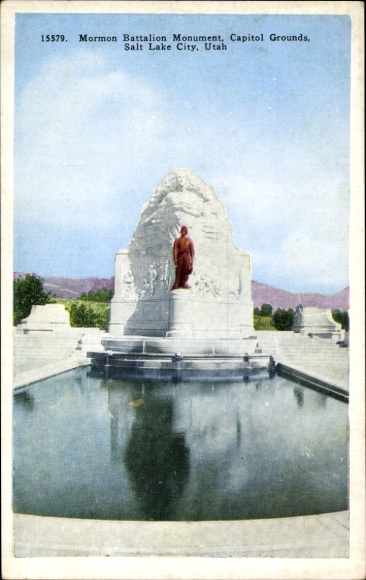 Ak Salt Lake City, Utah, VS, Mormon Battalion Memorial, Capitol Grounds