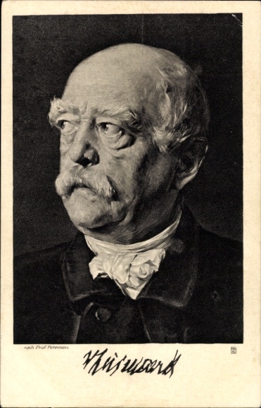 Artysta KP Petersen, Walter, książę Otto von Bismarck, portret