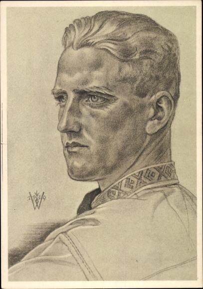 Artist PC Willrich, Wolfgang, youth leaders in Transylvania, German blood nobility, VDA P 14 No. 33