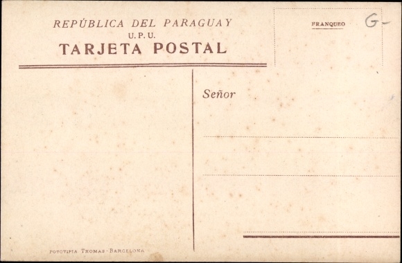 Passepartout Postcard San Bernardino Paraguay, Hotel Rasmussen