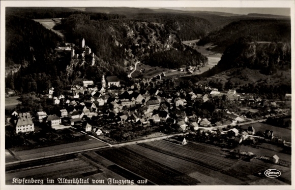 Ak Kipfenberg in Oberbayern, Fliegeraufnahme