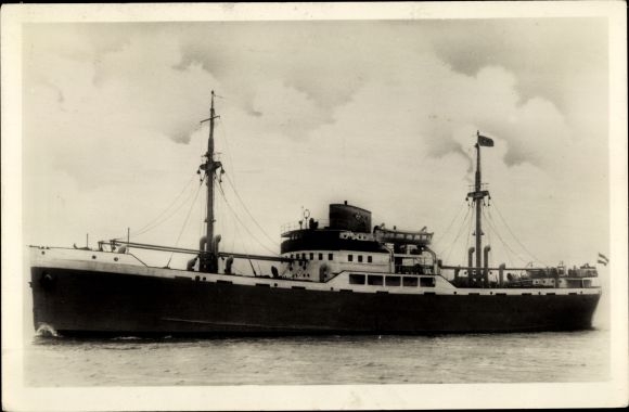 Ak passagiersschip MS Prins Willem IV, Oranje Lijn