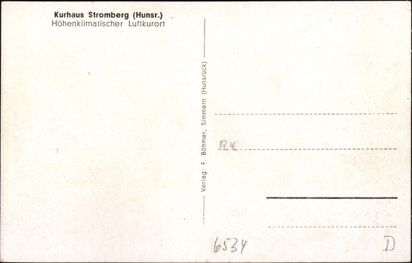 PC Stromberg im Hunsrück, Kurhaus Stromberg