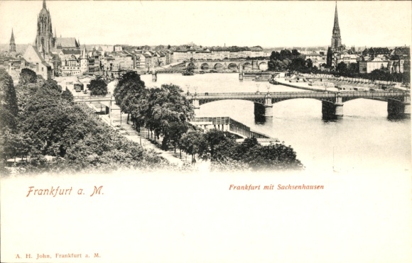 Sachsenhausen Frankfurt nad Menem, Panorama