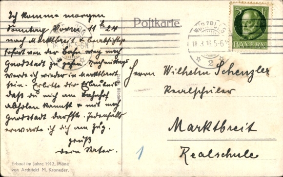 Artist Postcard Henel, Edwin, Tutzing in Upper Bavaria, Beringer Rest Home