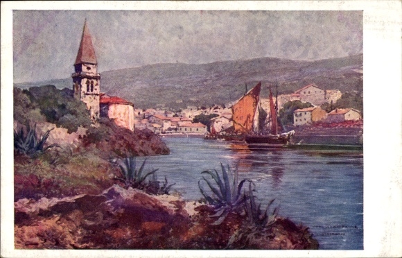 Artysta KP Veli Losinj Groß Lötzing Lussingrande Chorwacja, port