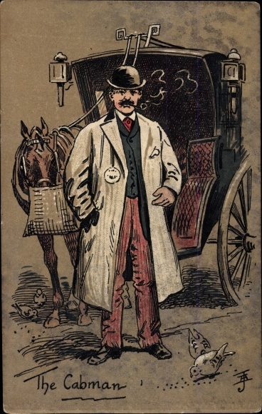 Artysta KP The Cabman, Kutscher, Kutsche, Pferd