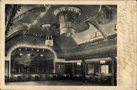Ak Weigmannsdorf Lichtenberg Erzgebirge, Gasthof Weigmannsdorf, Saal, Inh. Walter Haupt