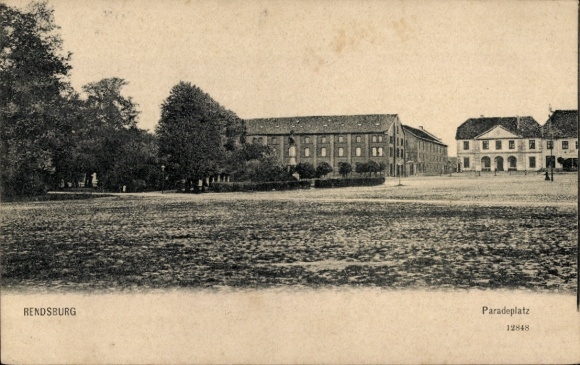 Postcard Rendsburg in Schleswig Holstein, Paradeplatz