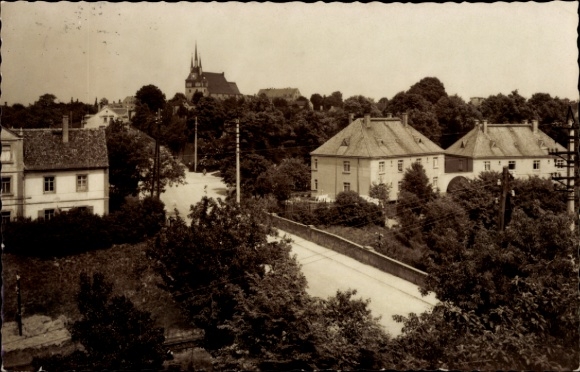 Ak Lommatzsch in Sachsen, Gesamtansicht