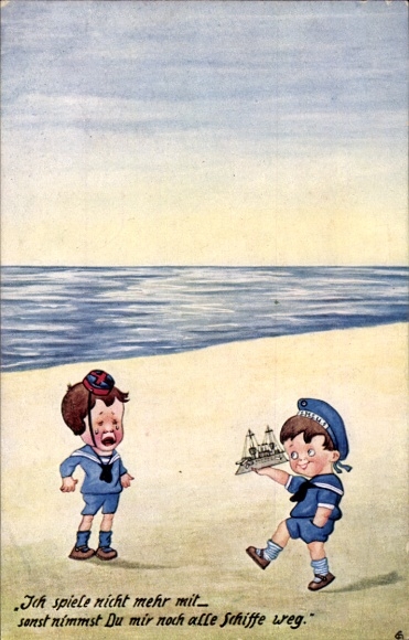 Kunstenaar Ak Diehl, Carl, ik speel niet meer, kinderen spelen oorlog