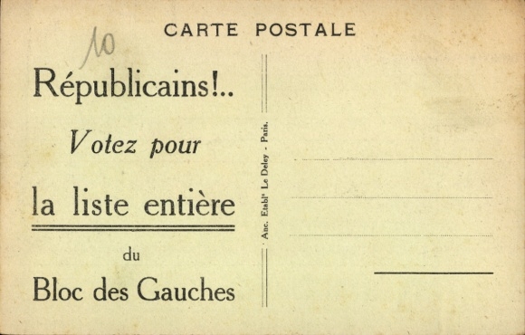 Postcard Blois Loir et Cher, C. Andrieux, Richard Georges, P. René Chavagnes, Mauger-Violeau