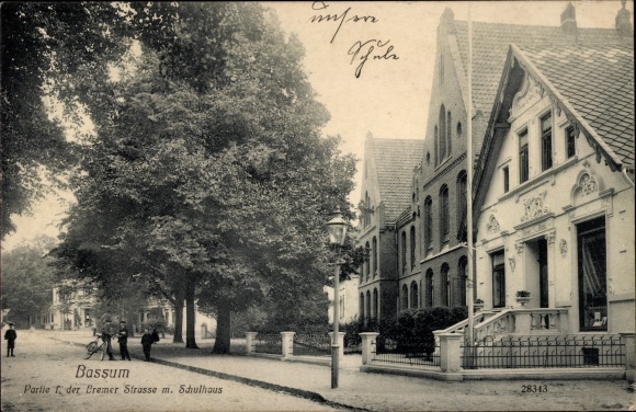 KP Bassum w Dolnej Saksonii, Bremer Straße, budynek szkoły