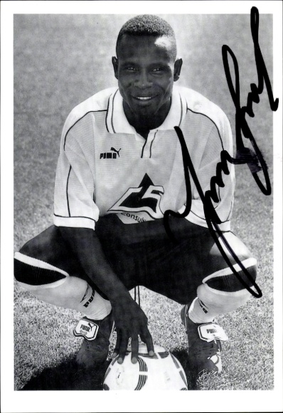 Autogrammkarte Fußballer Joe Yankson, SV Arminia Hannover, Autogramm